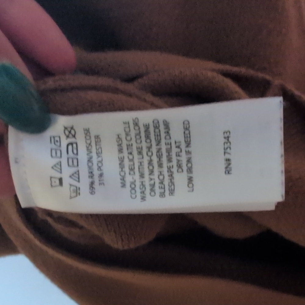Nicole Miller Brown Wrap Dress - Picture 8 of 8